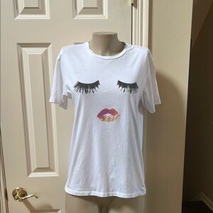Sincerely Jules Glam Face Tee , large